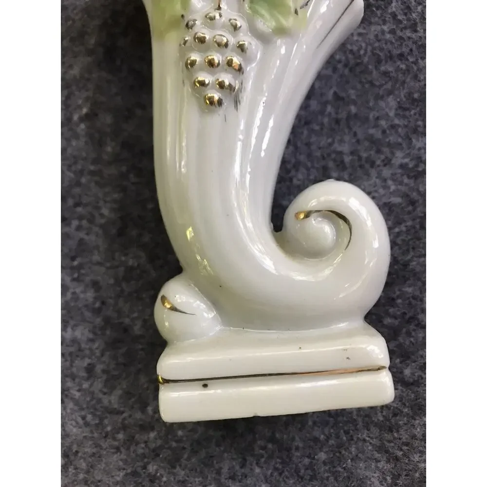 Vintage Cornucopia Trumpet Vase Small 4